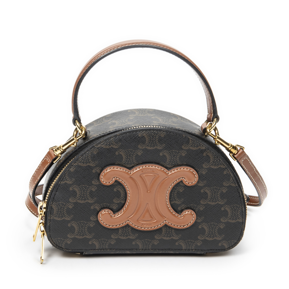 Celine Triomphe Half Moon Case Shoulder Bag